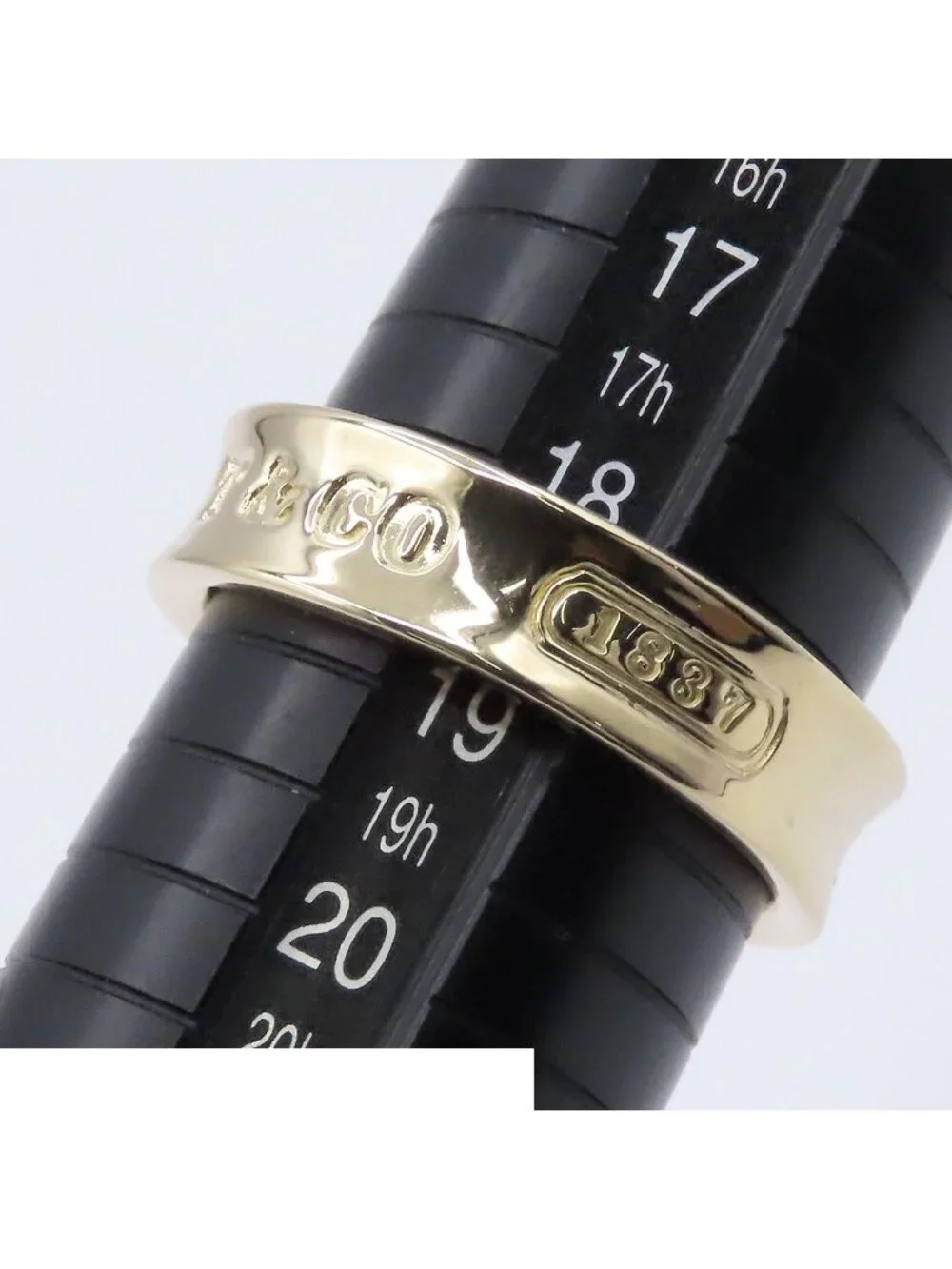 Tiffany & Co 1837 Yellow Gold 18K Ring
